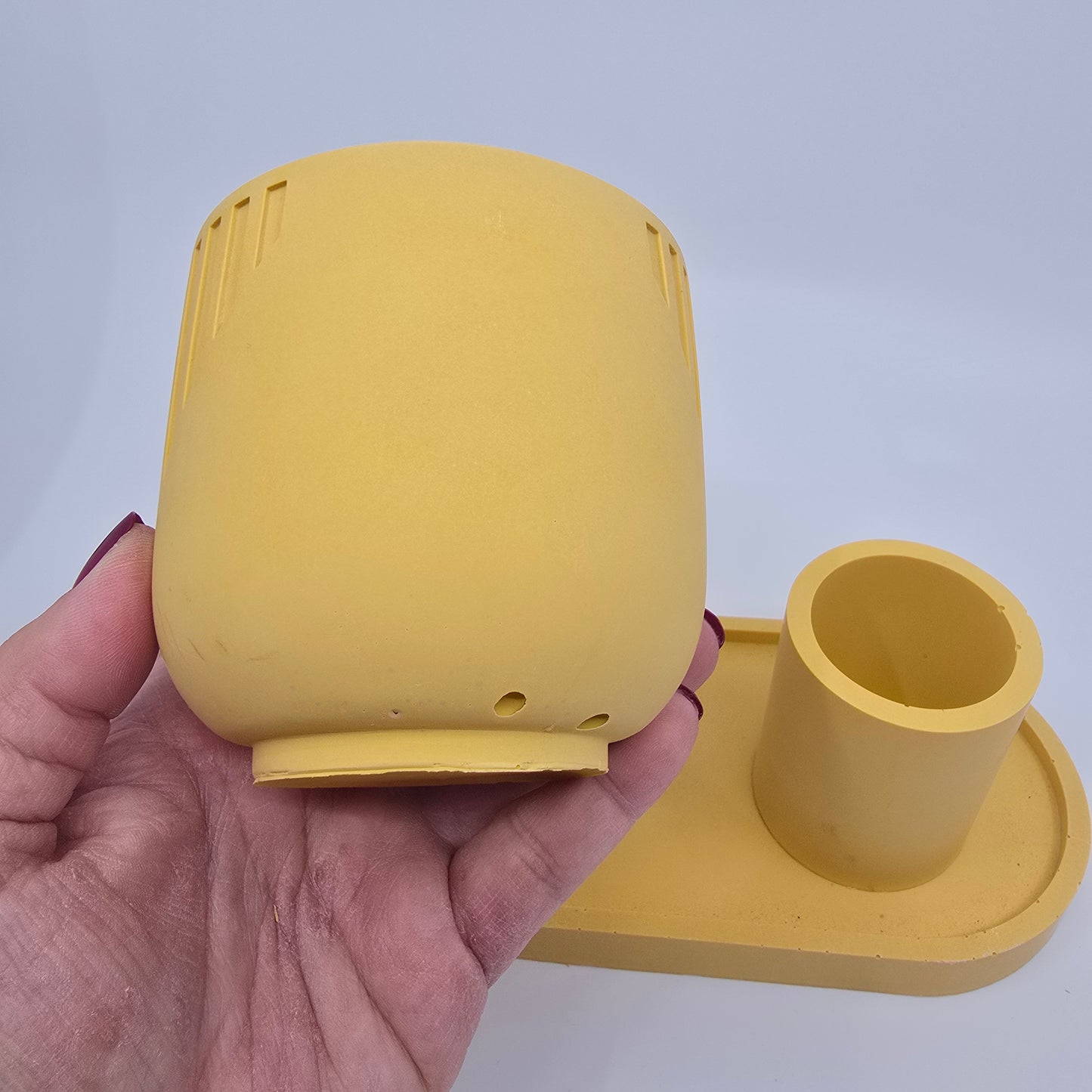 LYS - Candle, Match Holder and Tray Set