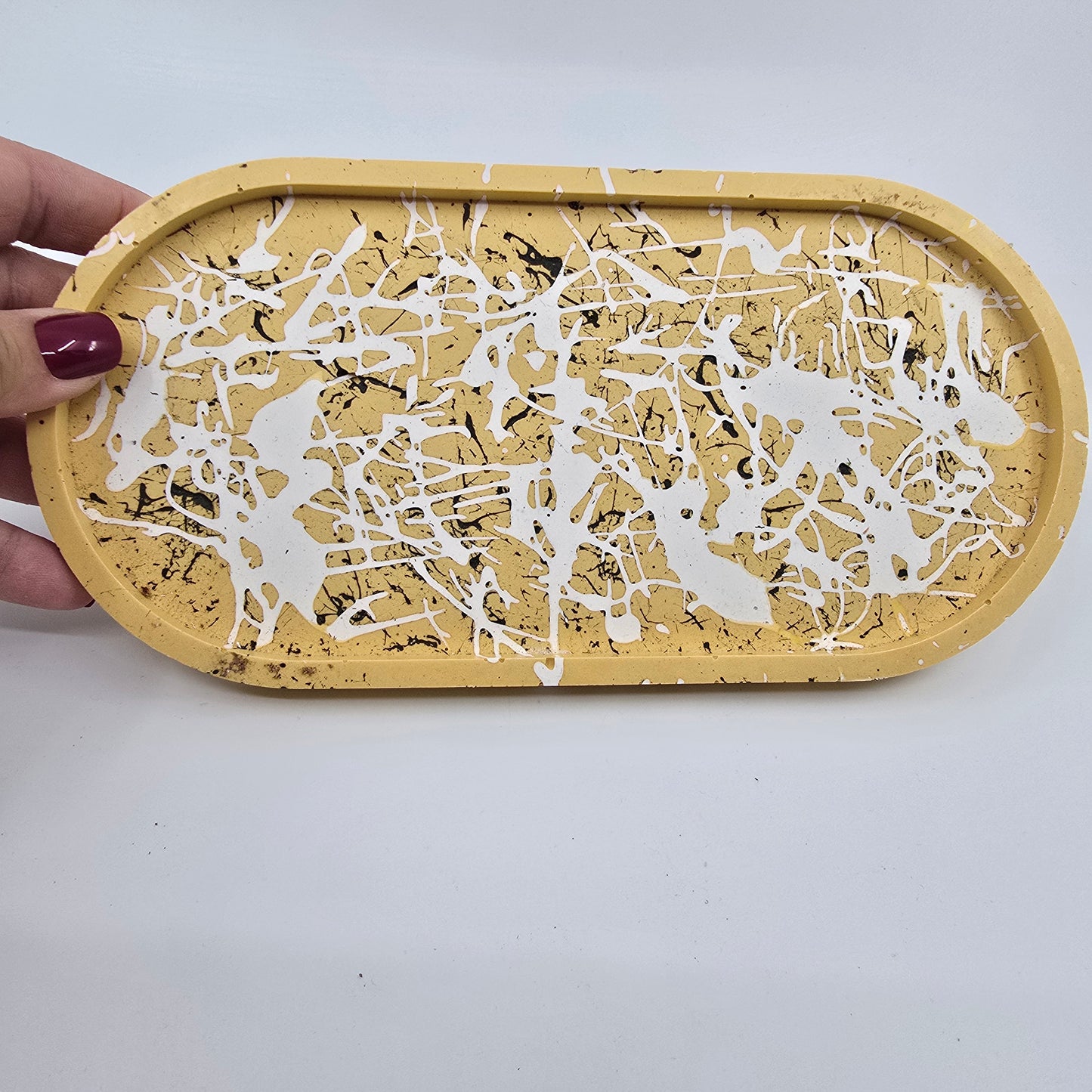 ABSTRACT - Oval Tray