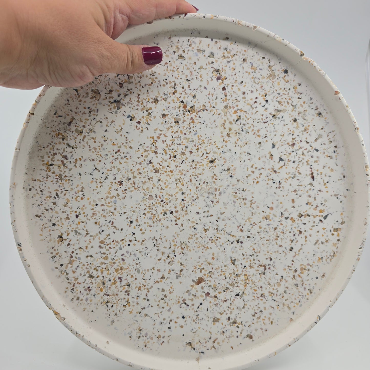 SEASHELLS - Round Decorative Tray