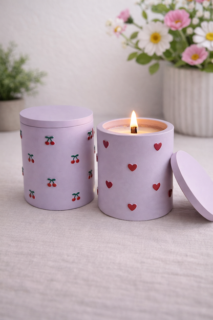 SWEET CHARM - Candle with lid