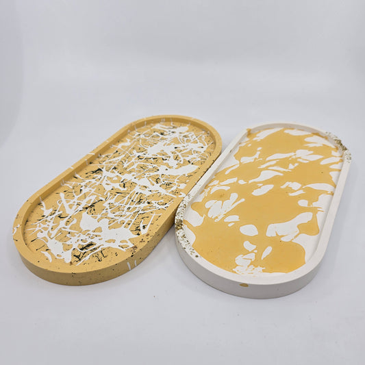 ABSTRACT - Oval Tray