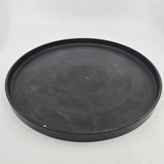 DEEP BLACK - Round Decorative Tray