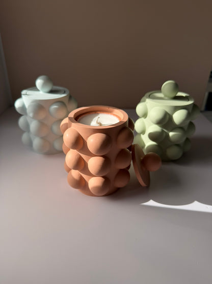 PUFF - Candle with lid