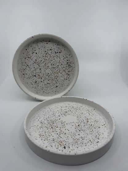 SEASHELL - Round Terrazzo Tray