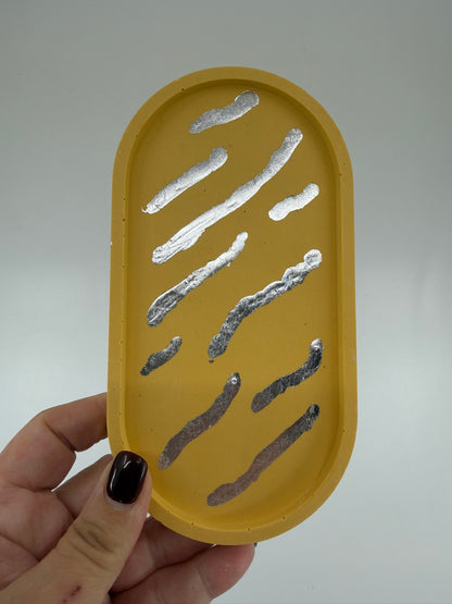 OVAL - Jewellery Tray (Gold & Silver)